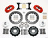 Wilwood Narrow Superlite 6R Big Brake Front Hub Kit w/ Drilled & Slotted Rotors - Red (1979 - 1987 G Body) - 140-12298-DR