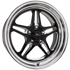 Billet Specialties 18x12 Lonestar LT Truck Wheel Black AMCB43812
