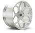 Vossen x Novitec NL5-5L 23x10.5 ET:21 Brushed - Gloss Clear Lamborghini Urus Front Wheel - F-AFP-649-F02-C04 Photo - Primary