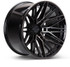 Vossen HF6-5 24x10 / 6x135 / ET35 / Deep / 87.1 CB - Tinted Gloss Black Wheel - HF65-4F41-35 Photo - Primary