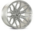 Vossen VFX-03 22x9.5 - 6x139.7 - ET30 - Deep - 78.1 - Brushed Gloss Clear Wheel - VFX-03-2G25 Photo - Primary
