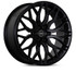 Vossen HF6-3 - 22x9.5 - 6x139.7 - ET30 - Deep - 95.1 - SB - Satin Black - HF63-2G002 Photo - Primary