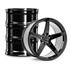 Velgen Classic5 V2 Wheel Kit - 22x10.5 - Gloss Black (2011 - 2026 Durango / 2014 - 2021 Grand Cherokee)