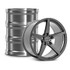 Velgen Classic5 V2 Wheel Kit - 22x10.5 - Gloss Gunmetal (2011 - 2026 Durango / 2014 - 2021 Grand Cherokee)