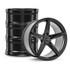 Velgen Classic5 V2 Wheel Kit - 22x10.5 - Satin Black (2011 - 2026 Durango / 2014 - 2021 Grand Cherokee)