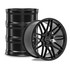Velgen VF9 Wheel Kit - 22x10.5 - Satin Black (2011 - 2026 Durango / 2014 - 2021 Grand Cherokee)