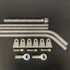 600-WB-CU TRZ rear wishbone builder kit with tabs, rod ends, and components