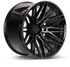 Vossen HF6-5 22x9.5 - 6x139.7 - ET20 - Deep Face - 106.1 - Gloss Black Wheel - HF65-2G24-D Photo - Primary