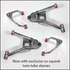 DJM Suspension Lowering Control Arms - 4" Drop (2008 - 2015 Silverado / Sierra) CA2507-4
