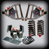 DJM Suspension Complete Lowering Kit w/ Shocks - 5" Front & 5" Rear (1968 - 1972 C10 - 2.25" Wide Leaf Springs & Front Drum Brakes) DJM1055-5/5