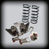 DJM Suspension Rear Leaf Spring Hanger & Shackle Kit w/ Shocks - 2" Front & 4" Rear (2002 - 2006 Silverado / Sierra - Long Bed Only) DJMEH2504-2/4S