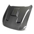 Anderson Composites Carbon Fiber Hood - Type SK - Double Sided (2021 - 2023 Mach 1) AC-HD21FDMUM1-SK-DS