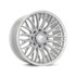 Vossen HFX-6 - 22x12 - 8x165.1 - ET-44 - Ultra Deep Face - 125.1 - Silver Polished Wheel - HFX6-2X26-SP Photo - Primary