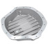 PPE Power 14-Bolt, 11.5" HD Cast Brushed Aluminum Rear Differential Cover (2001 - 2019 GM / 2001 - 2018 Ram) 138051010