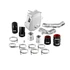PPE Power Air-to-Water Intercooler w/ Polished Pipes - Black Finish (2011 - 2026 Super Duty 6.7L) 315045120