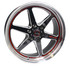 Race Star 20x9 93 Truck Star Wheel 6.0 BS Black / Machined (2000 - 2014 GM Truck) 93-090851BM