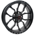 Race Star 17x3.50 64 Pro Forged Wicked Lug Mount Wheel 2.25BS Black Anodized / Machined GM 64-73545202B
