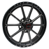 Race Star 65 Pro Forged Stryker 17x3.50 Wheel - 2.25 BS - Black Anodized / Machined (GM - Lug Mount) 65-73547202B