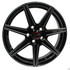 Race Star 72 ValStar 17x4.50 Wheel - 5x4.75 BC 2.00 BS - Black / Machined Accents (GM) 72-74547202B