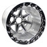 Race Star 72 ValStar 15x10 Wheel - 5x4.75 BC 5.50 BS - Double Beadlock - Machined / Black Accents (GM) 72-510475521M