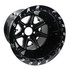 Race Star 72 ValStar 15x14 Wheel - 5x4.75 BC 4.50 BS - Double Beadlock - Black / Machined Accents (GM) 72-514474521B