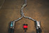Valvetronic Valved Sport Exhaust System - Brushed Steel Finish / Forged Carbon Fiber Tips (2010 - 2016 Audi S4 /S5 B8 / B8.5) AUD.B8.S4.VSES.BR.FC