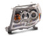 Raxiom 05-09 Toyota Tacoma Super White LED Halo Projector Headlights- Chrome Housing- Clear Lens - TT5933 Photo - Primary