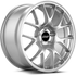 Apex EC-7 18x8.5 Race Silver flow-formed wheel for BMW with 5x120 bolt pattern and ET45 offset