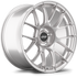 Apex EC-7RS 19x12 forged wheel in Race Silver with 5x130 bolt pattern and ET46 offset for Porsche applications