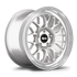 Apex ML-10RT 17x9 forged BMW wheel in Race Silver with machined outer lip