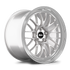 Apex ML-10RT 20x12 forged touring wheel in Race Silver Machined Lip finish with 5x120.65 BP and ET50 for Chevrolet applications