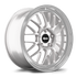 Apex ML-10RT 20x9 forged touring wheel in Race Silver Machined Lip finish with 5x130 BP and ET41 for Porsche applications