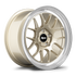 Apex ML-7RT 18x10 forged Porsche wheel in Gloss Motorsport Gold Machined Lip with 5x130 BP and ET36 offset