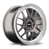 Anthracite Machined Lip Apex ML-7RT forged Touring Line wheel for Porsche applications 18x9 ET46 5x130 BP