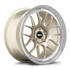 Apex ML-7RT 19x12 forged Porsche wheel in Gloss Motorsport Gold Machined Lip with 5x130 BP and ET63 offset