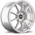 Apex SM-10 17x8.5 flow formed Audi Volkswagen wheel in Race Silver with 5x112 bolt pattern