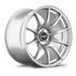 Apex SM-10 18x12.5 Race Silver flow-formed wheel for Chevy Corvette with 5x120.65 bolt pattern and ET52 offset