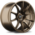 Apex SM-10 19x11 Satin Bronze flow-formed wheel with 5x112 bolt pattern and ET40 offset for Supra applications
