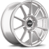 Apex SM-10 19x9 Race Silver flow-formed wheel for Porsche applications