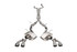 Corsa 3" Cat Back Exhaust - Xtreme Valved - 4.5" Black PVD Twin Tips (2020 - 2026 CT5-V) 21326BLK