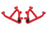 BMR A-Arms - Lower - Delrin Bushings - Red (1982 - 1992 F-Body) AAL331R