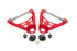 BMR A-Arms - Upper - Delrin Bushings - Red (1964 - 1967 A-Body) AAU401R