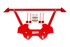 BMR Front Chassis Brace - Front Reinforcement Brace - Red (1968 - 1972 A-Body) CB410R