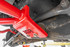 BMR Front Chassis Brace - Red Reinforcement Brace - Black (1978 - 1988 G-Body) CB460R