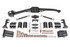 BMR Body Mounted Watts Link w/Rod Ends - Adjustable Axle Clamps - Black (1982 - 1992 F-Body) WL330H