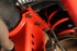 BMR Body Mounted Watts Link w/Rod Ends - Adjustable Axle Clamps - Red (1982 - 1992 F-Body) WL330R