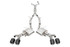 Corsa 3" Cat-Back Exhaust - Xtreme Valved - 4.5" Polished Carbon Fiber Tips (2022 - 2026 CT4-V Blackwing) 21317CF