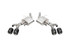 Corsa 3" Axle-Back Exhaust - Sport Valved - 4.5" Polished Carbon Fiber Tip (2022 - 2026 CT4-V Blackwing) 21319CF