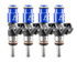 FIC ISC-1200H-4 1200cc high impedance custom injectors for 4-cylinder engines with 53mm injector height