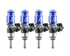 FIC ISC-1200H-4 1200cc high impedance custom injectors for 4-cylinder engines with 53mm injector height